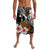 Polynesian Turtle With Hibiscus Lavalava Style No.9 LT6 Lavalava Art - Polynesian Pride