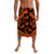 Hibiscus Lavalava Fiji Patterns Orange LT6 Lavalava Orange - Polynesian Pride