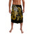 Polynesian Tribal Gold Lavalava LT6 Lavalava Black - Polynesian Pride