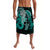 Polynesian Tribal Green Lavalava LT6 Lavalava Black - Polynesian Pride