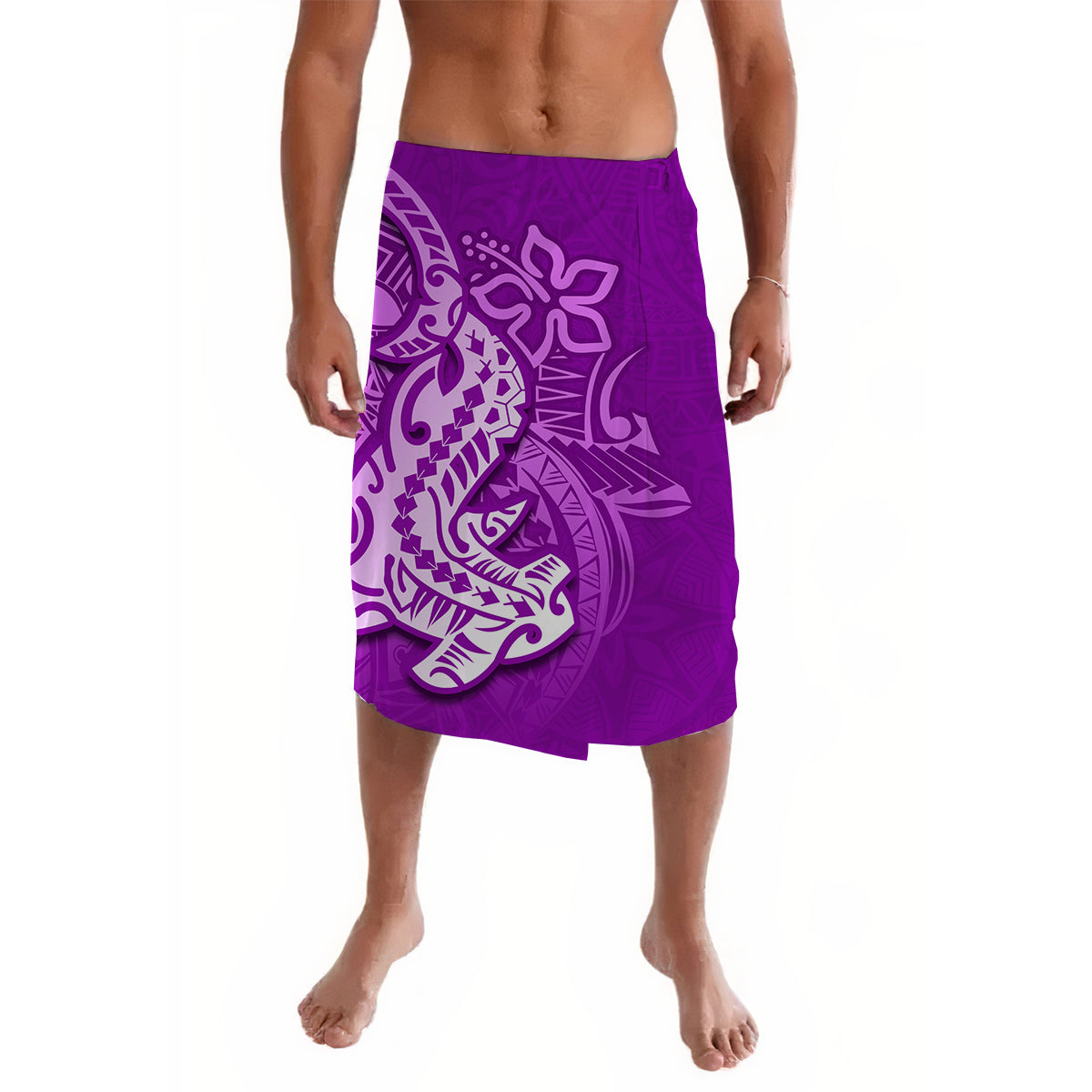 Hawaiian Shark Polynesian Lavalava Purple LT6 Lavalava Purple - Polynesian Pride