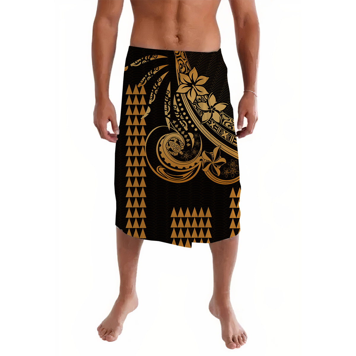 Kakau Hawaiian Polynesian Lavalava Gold LT6 Lavalava Gold - Polynesian Pride