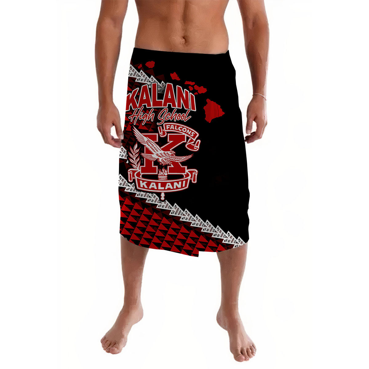 Kalani High School Hawaii Lavalava LT6 Lavalava Red - Polynesian Pride