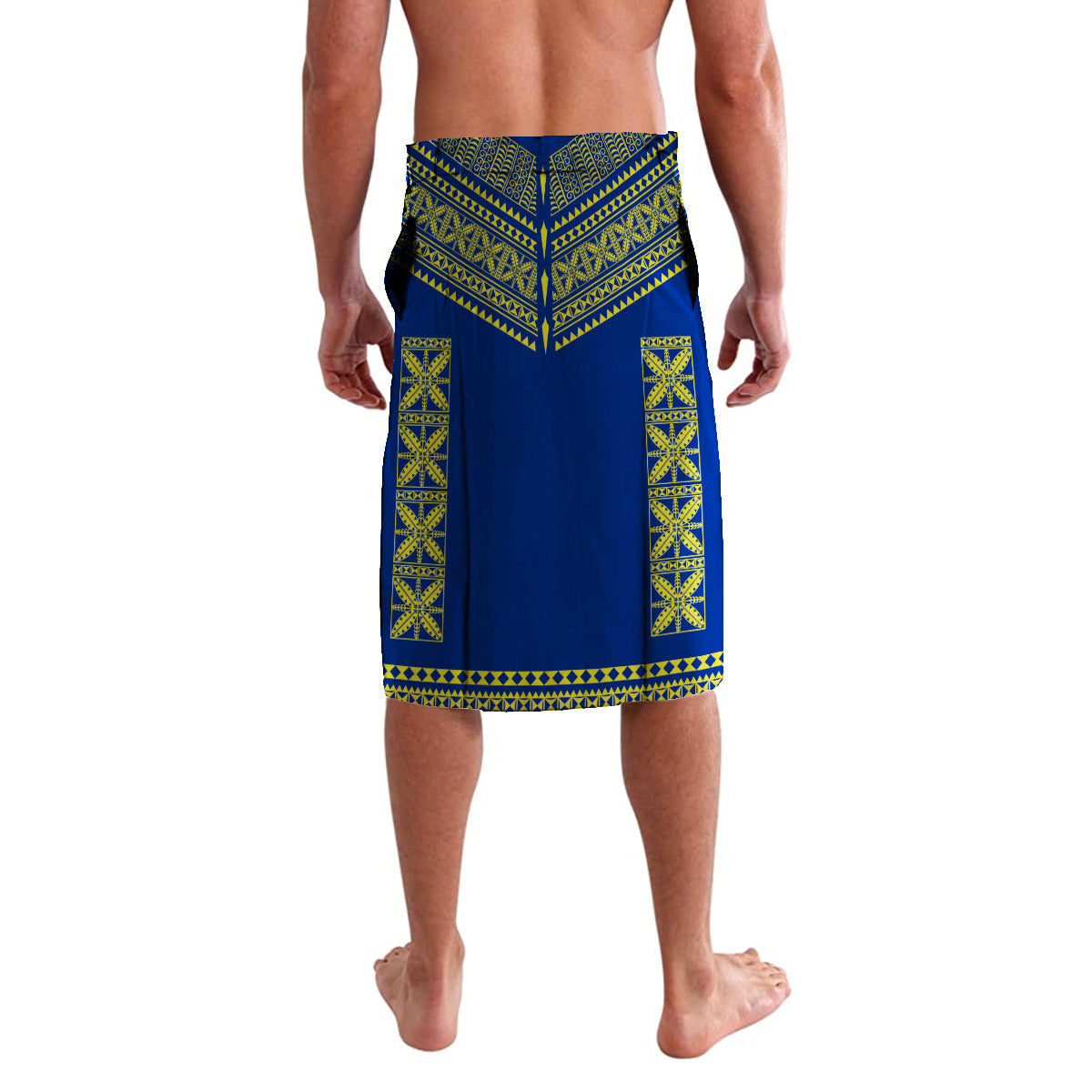 Niue Lavalava Happy Constitution Day Niuean Hiapo Crab With Map LT14 - Polynesian Pride