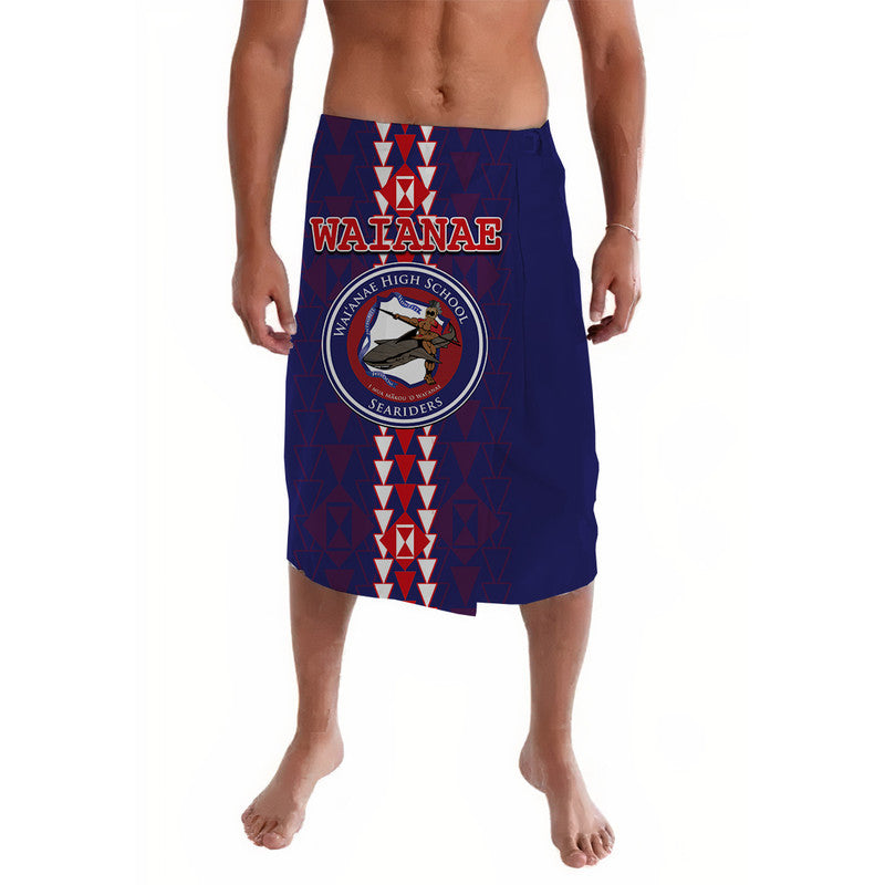 Hawaii Waianae High Mix Kakau Lavalava LT6 Blue - Polynesian Pride