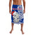 Custom New Zealand Christmas Lavalava Hei Tiki Blue Pohutukawa Meri Kirihimete LT14 Blue - Polynesian Pride