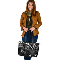 Papua New Guinea Leather Tote - Cross Style - Polynesian Pride