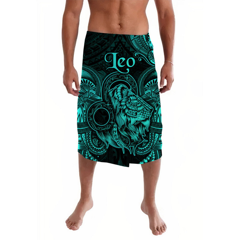 Leo Zodiac Polynesian Lavalava Unique Style Turquoise LT8 Turquoise - Polynesian Pride