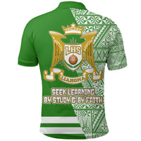 Tonga Liahona High School LHS Motto Polo Shirt LT7 - Polynesian Pride