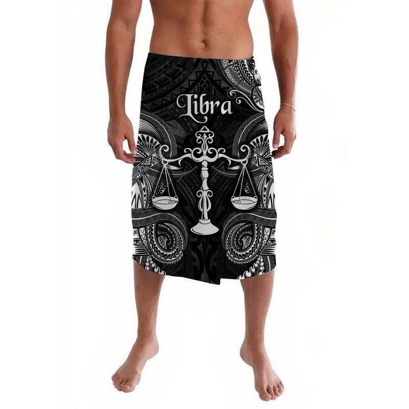 Libra Zodiac Polynesian Lavalava Unique Style Black LT8 Black - Polynesian Pride