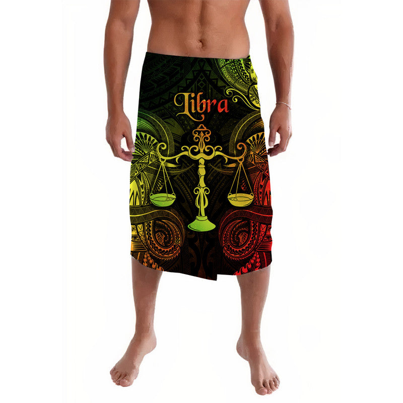 Libra Zodiac Polynesian Lavalava Unique Style Reggae LT8 Reggae - Polynesian Pride