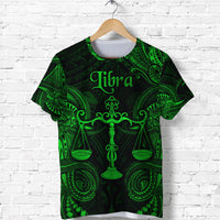 Libra Zodiac Polynesian T Shirt Unique Style Green LT8 - Polynesian Pride