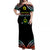 Vanuatu Proud To Be A Ni-Van - Polynesian Pattern Off Shoulder Long Dress - Penama Province LT7 Women Black - Polynesian Pride