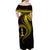 New Caledonia Personalised Off Shoulder Long Dress Kanaky Mix Plumeria LT7 - Polynesian Pride