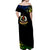 Vanuatu Proud To Be A Ni-Van - Polynesian Pattern Off Shoulder Long Dress - Malampa Province LT7 - Polynesian Pride