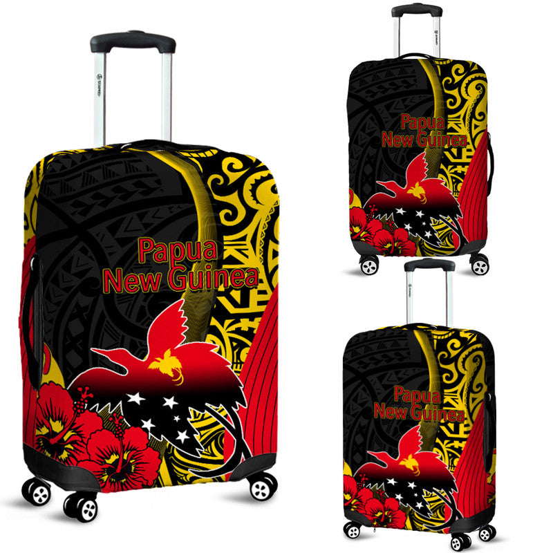 Papua New Guinea Luggage Cover Vibe Style LT6 - Polynesian Pride