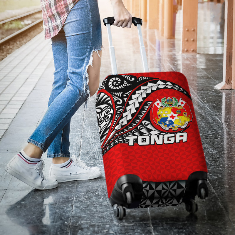 Tonga Luggage Cover Polynesian Tattoo LT6 - Polynesian Pride