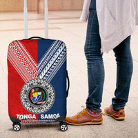 Tonga And Samoa TokoUso Polynesian Luggage Cover LT6 Red - Polynesian Pride