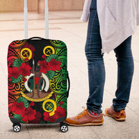 Vanuatu And Hibiscus Luggage Cover LT6 - Polynesian Pride