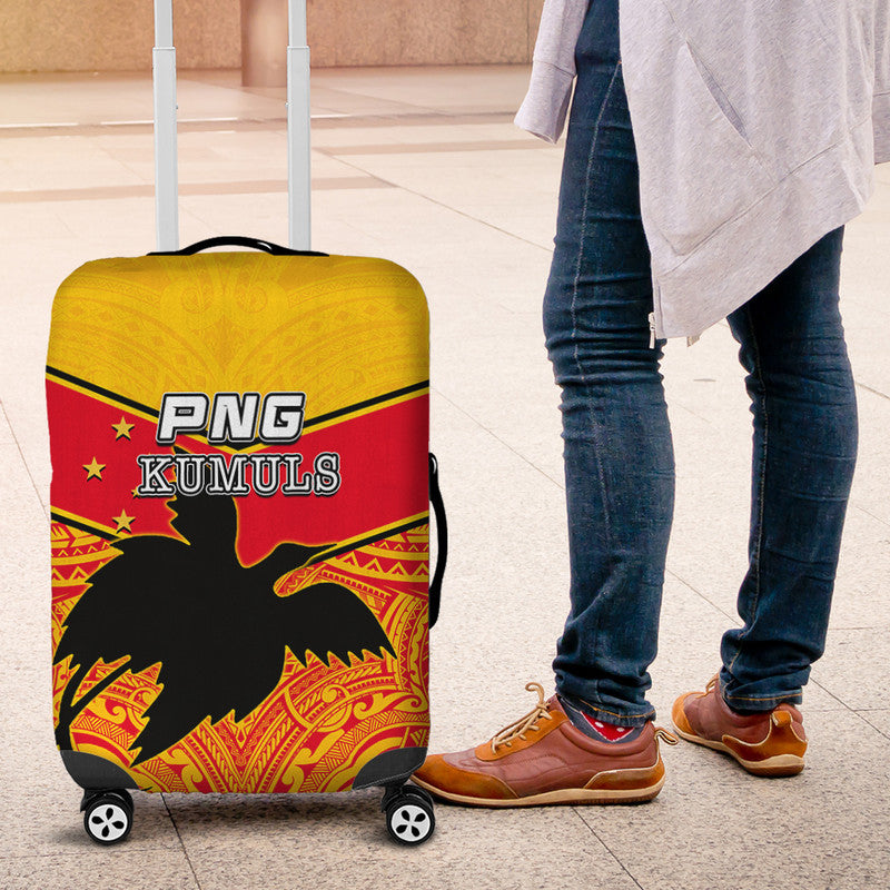 PNG The Kumuls Luggage Cover LT6 Yellow - Polynesian Pride