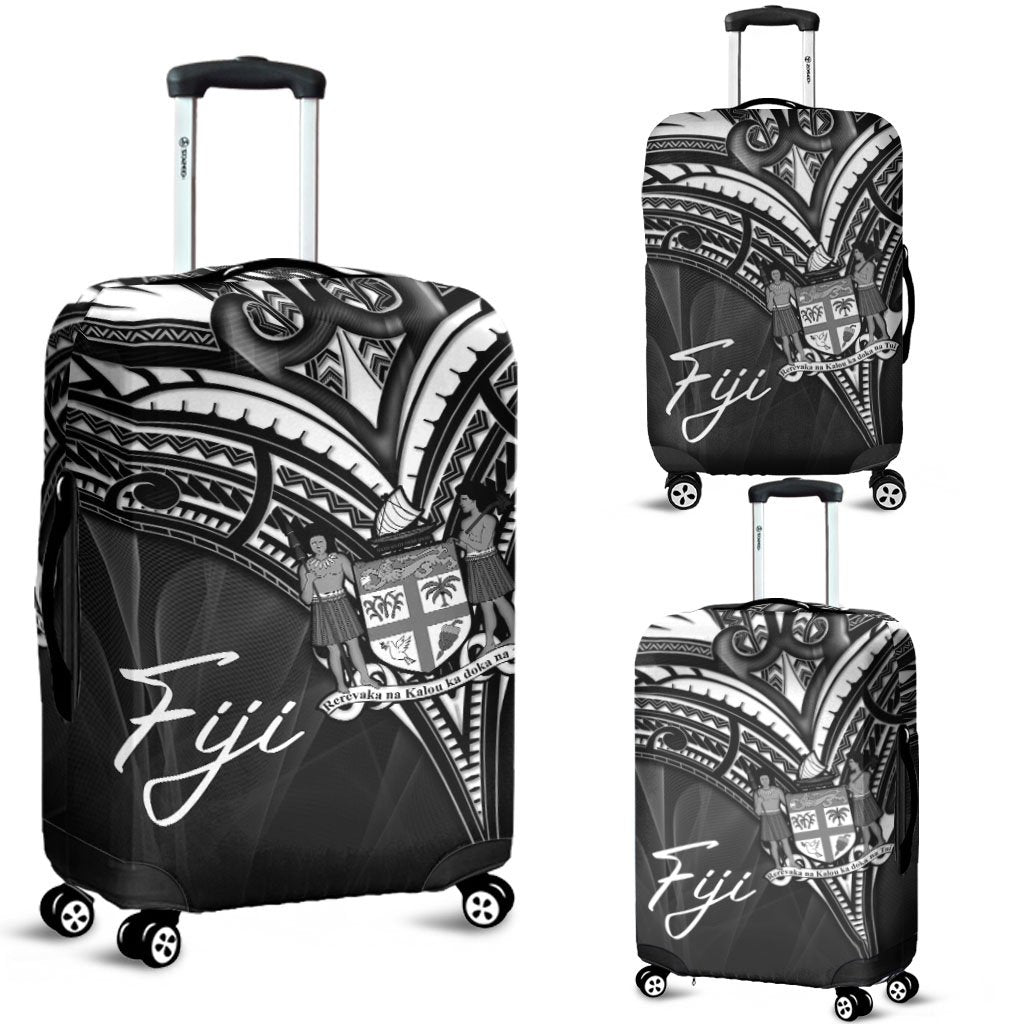 Fiji Luggage Covers - Cross Style Black - Polynesian Pride