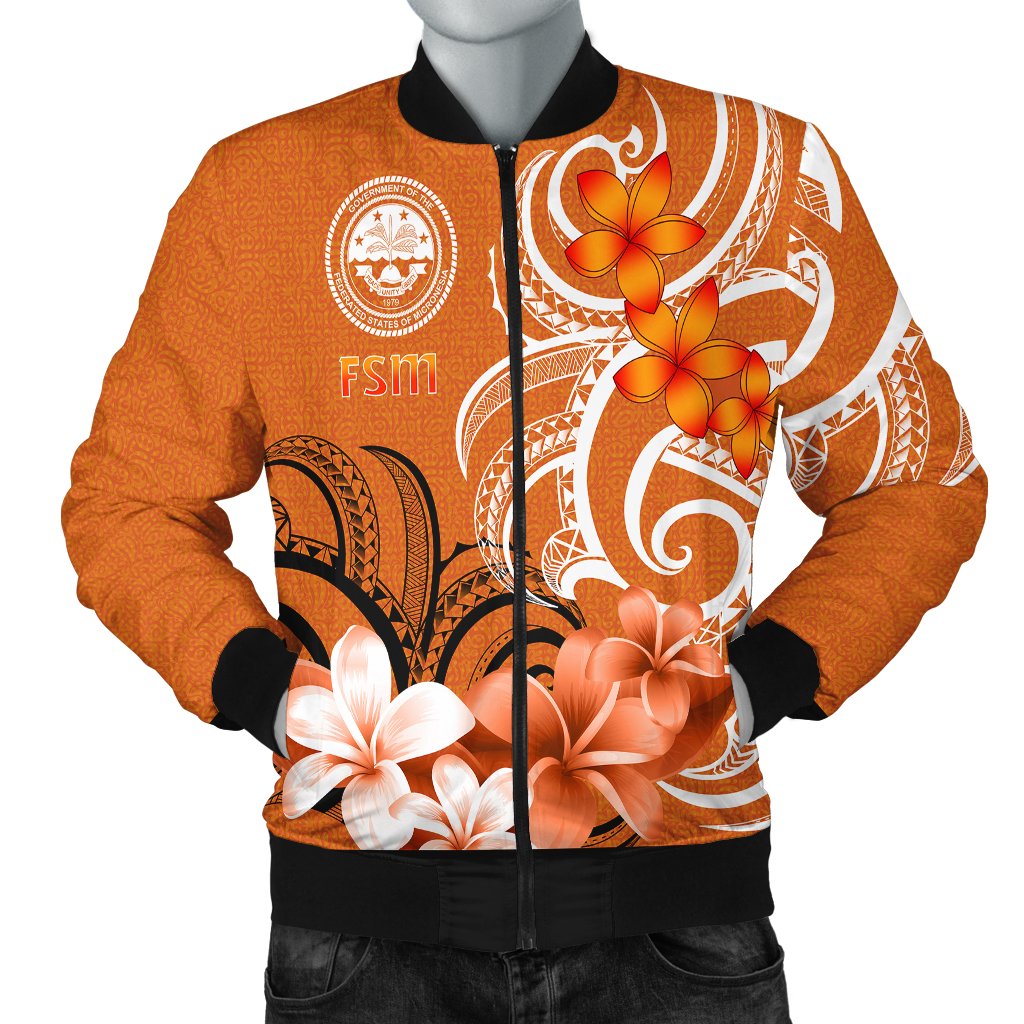 FSM Men's Bomber Jacket - FSM Spirit - Polynesian Pride