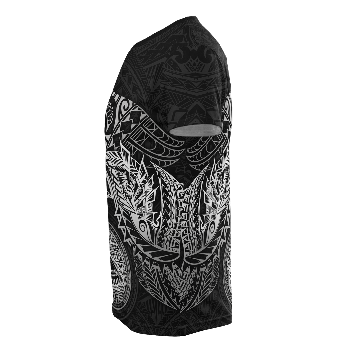 American Samoa T Shirt American Samoan Seal White Turtle Manta Ray - Polynesian Pride