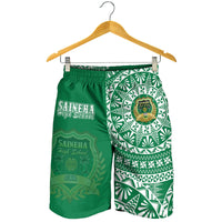 Tonga Saineha High School Men Shorts Tongan Ngatu Pattern LT14 - Polynesian Pride