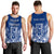 (Custom Personalised) Guam History and Chamorro Heritage Day Men Tank Top Latte Stone Polynesian LT14 Blue - Polynesian Pride