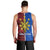 Philippines Men Tank Top Pilipinas Sun Mix Polynesian Pattern LT14 - Polynesian Pride