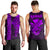 (Custom Personalised) Hawaii Men Tank Top Kakau Kanaka Maoli Combine Polynesian Shark Ver.05 LT14 Purple - Polynesian Pride