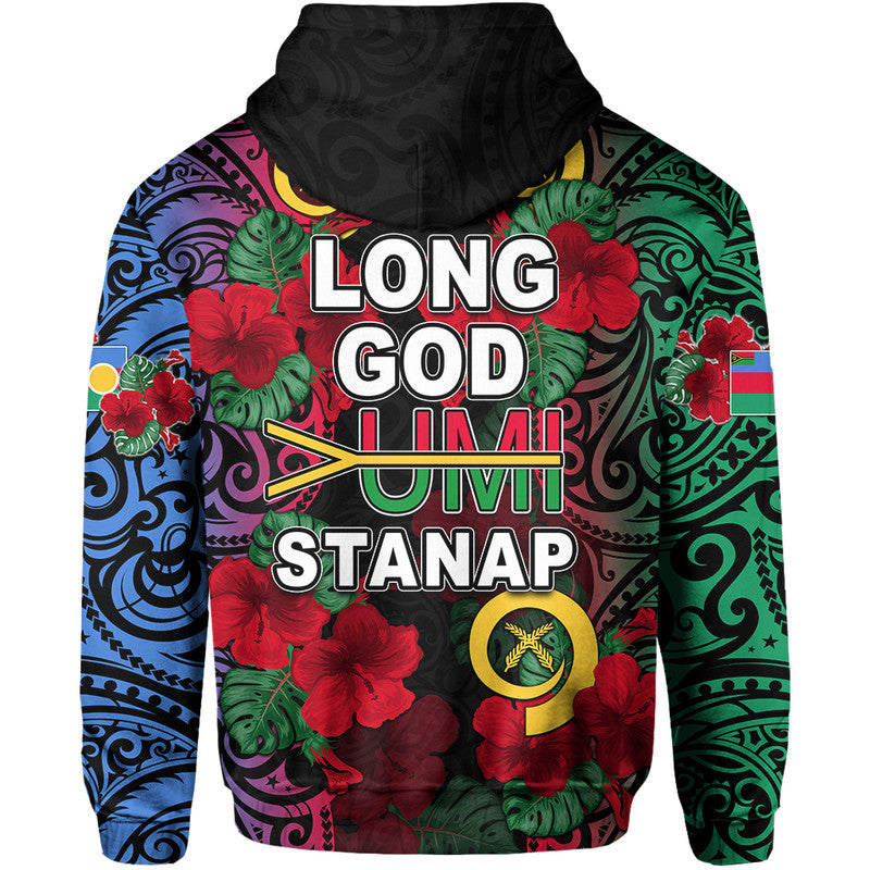 Vanuatu Shefa and Hibiscus Hoodie LT6 - Polynesian Pride