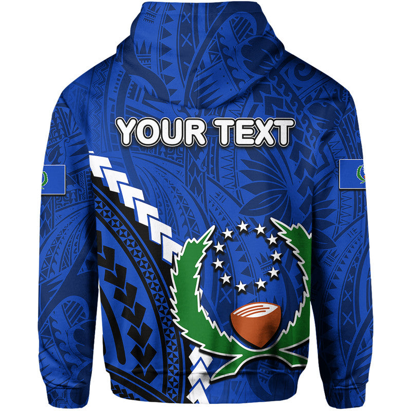 Custom Pohnpei Hoodie Polynesian Style LT6 - Polynesian Pride