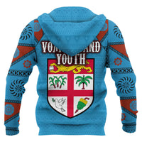 Fiji Vomo Island All Over Hoodie Tapa Pattern - Polynesian Pride