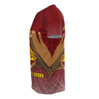 Hawaii Mauna Kea T Shirt Hand Sign Symbol - Polynesian Pride