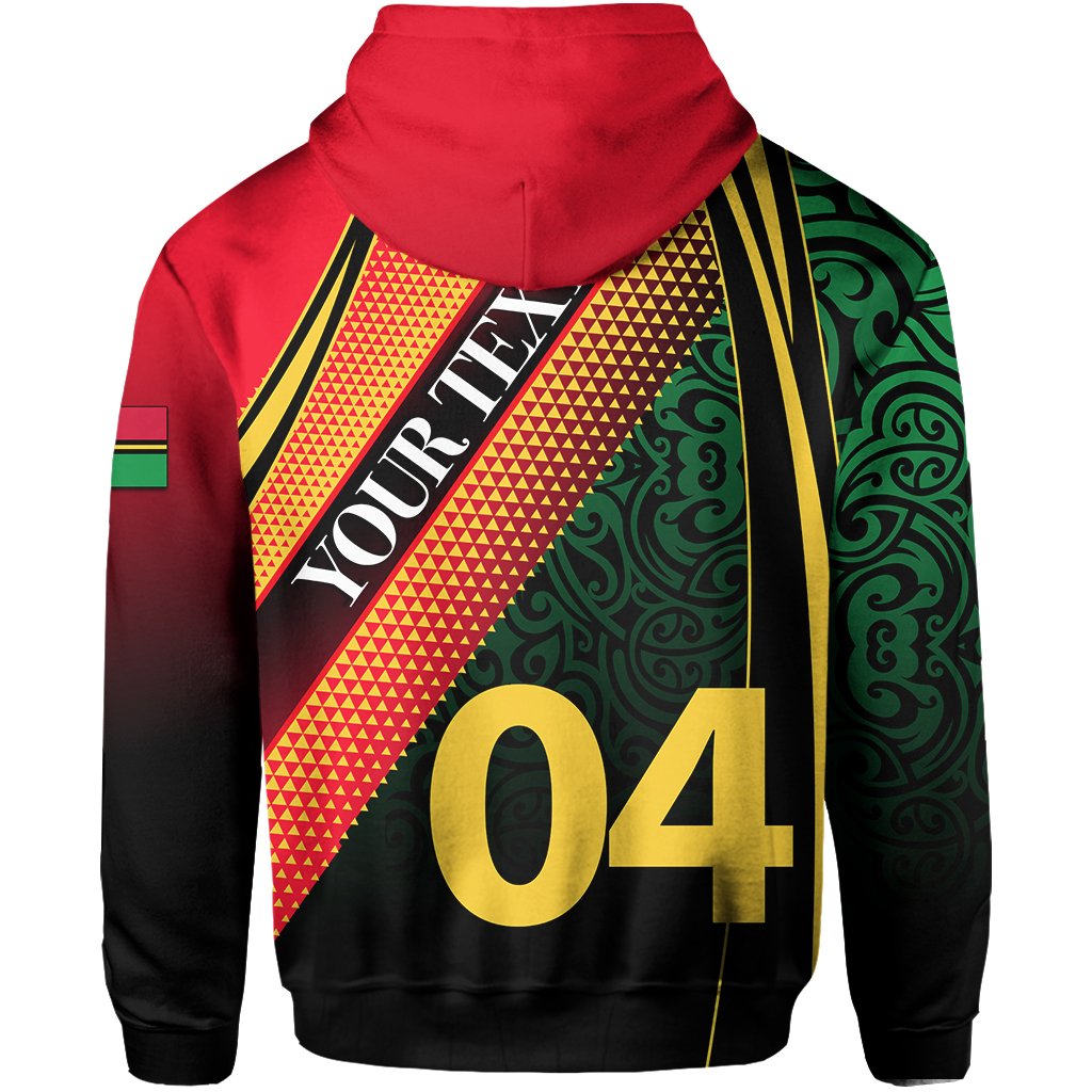 Custom Vanuatu Zip Hoodie Special Style - Polynesian Pride