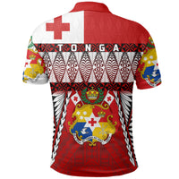 Custom Tonga Polo Shirt Mate Maa Tonga Rugby Style - Polynesian Pride