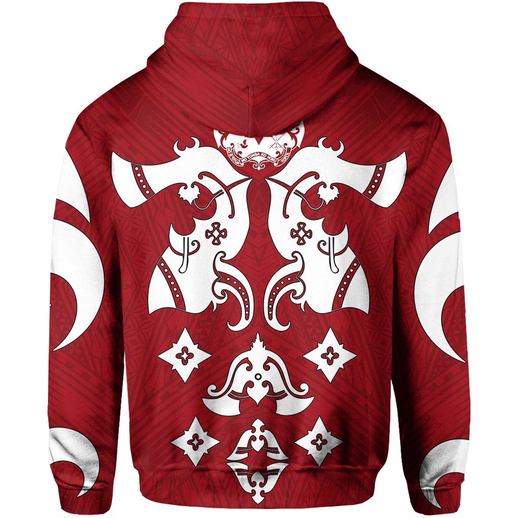 Tonga Polynesian All Over Hoodie - Polynesian Pride