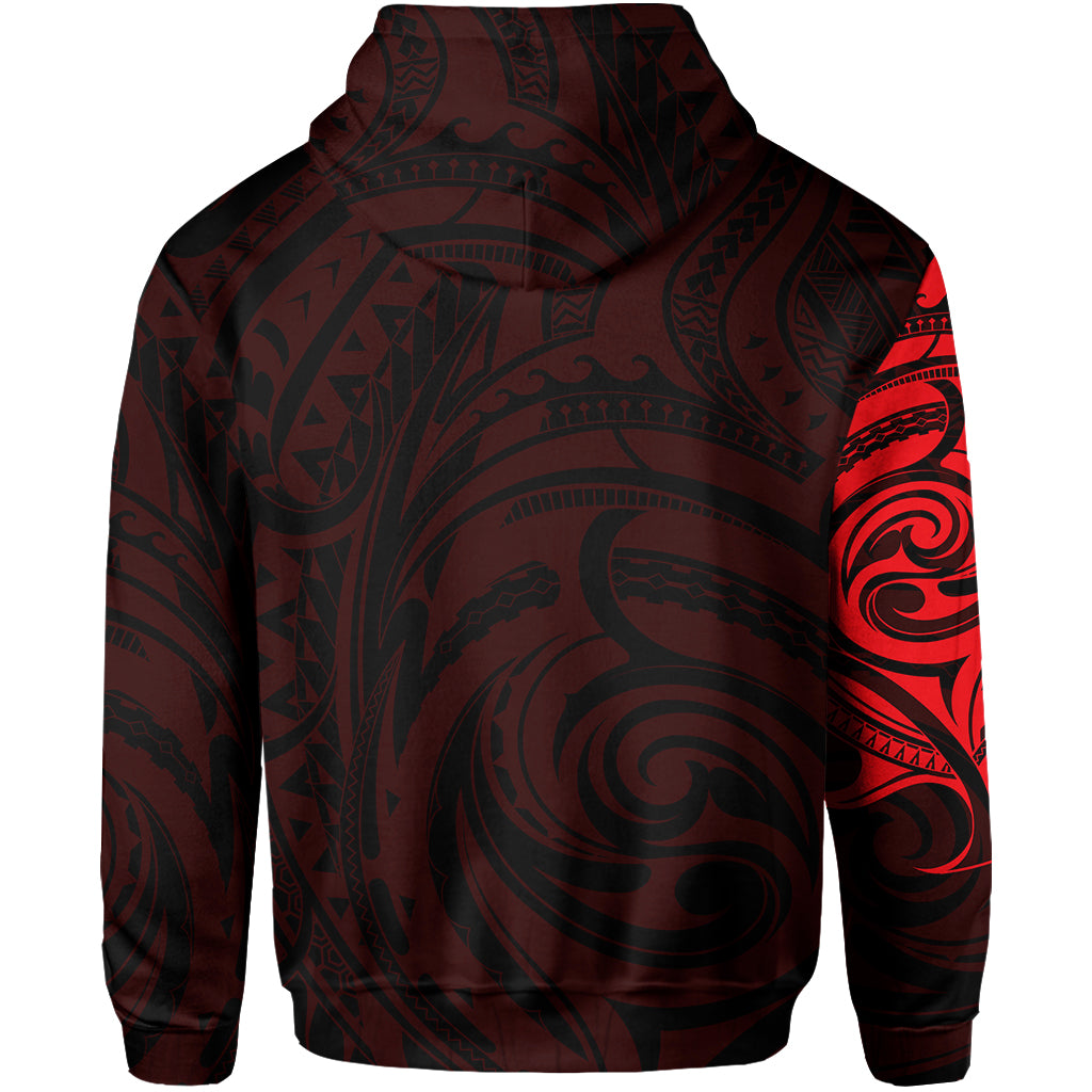Tonga Zip Hoodie Kalia Polynesian NO.1 LT6 - Polynesian Pride