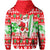 Hawaii Mele Kalikimaka Christmas Zip Hoodie Cool Santa Claus LT6 - Polynesian Pride