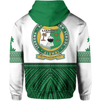 Tonga Liahona High School Zip Hoodie Polynesian Style - Polynesian Pride