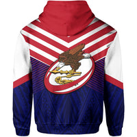 American Samoa Talavalu Rugby Zip Hoodie - Polynesian Pride
