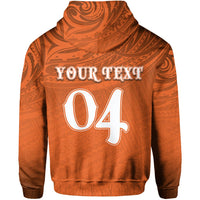 Custom Tailulu College Zip Hoodie Tonga Polynesian - Polynesian Pride