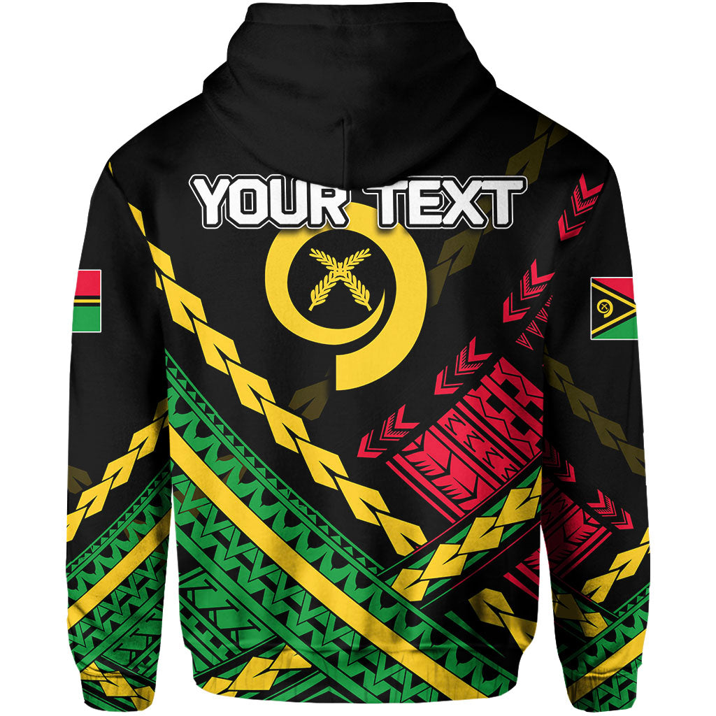 Custom Vanuatu All Over Hoodie Polynesian Style No.2 LT6 - Polynesian Pride