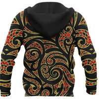 Aotearoa Zip up Hoodie Maori - Polynesian Pride