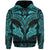 New Zealand Hoodie The Mana Maori All Over Hoodie (Blue) Unisex Black - Polynesian Pride