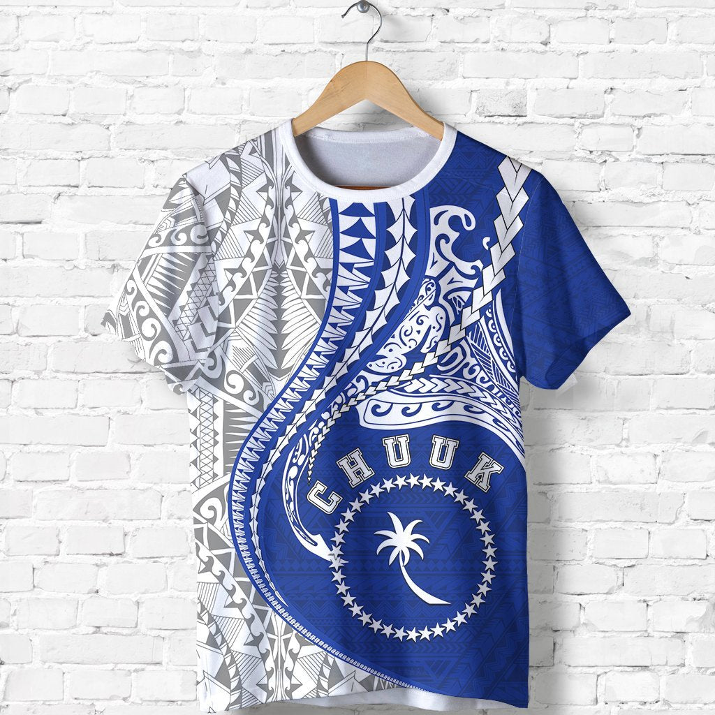 Chuuk T Shirt Kanaloa Tatau Gen FM Unisex Blue - Polynesian Pride
