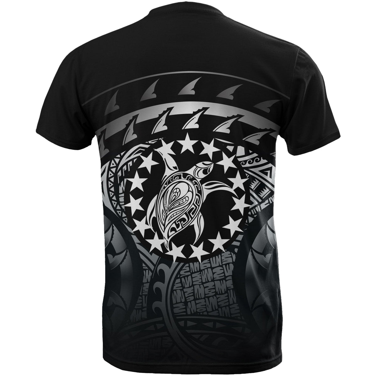 Cook islands Turtle T Shirt (Gray) - Polynesian Pride