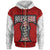 Tonga Zip up Hoodie Polynesian Peak Unisex Red - Polynesian Pride