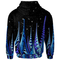 Polynesian Zip Hoodie Forest Galaxy Sky - Polynesian Pride